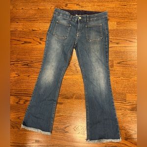 STELLA MCCARTNEY Mid-Rise Wide Leg Jeans